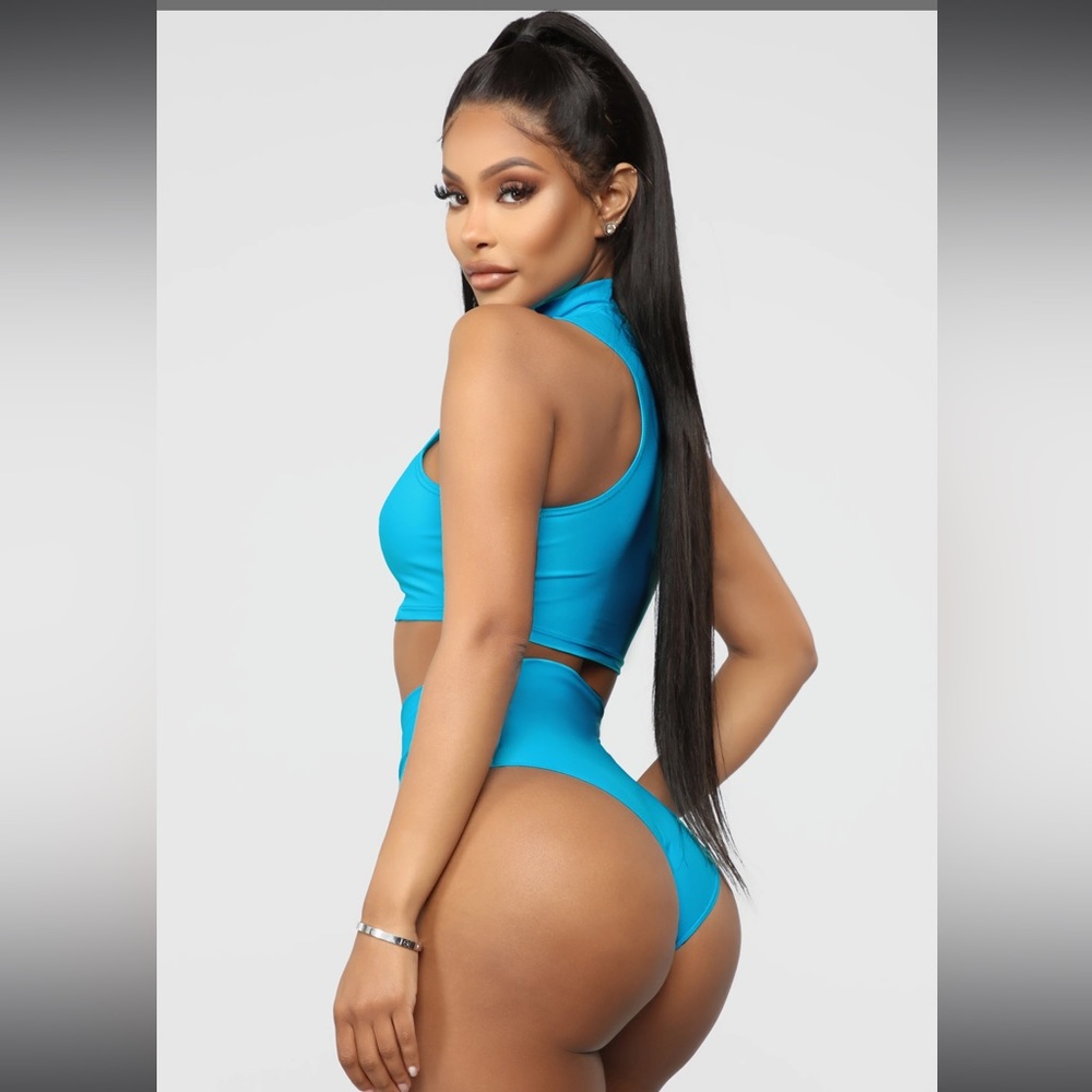 NEW✨ Fashion Nova Water Sports Tank Bikini XL - Picture 3 of 5